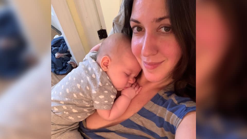Sahar McMahon says that she experienced symptoms of postpartum depression after giving birth to her second daughter. - Courtesy Sahar McMahon