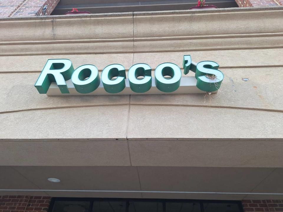 Rocco’s Pizzeria & Spirits on Brawley School Road in Mooresville closed permanently on June 7, 2024.