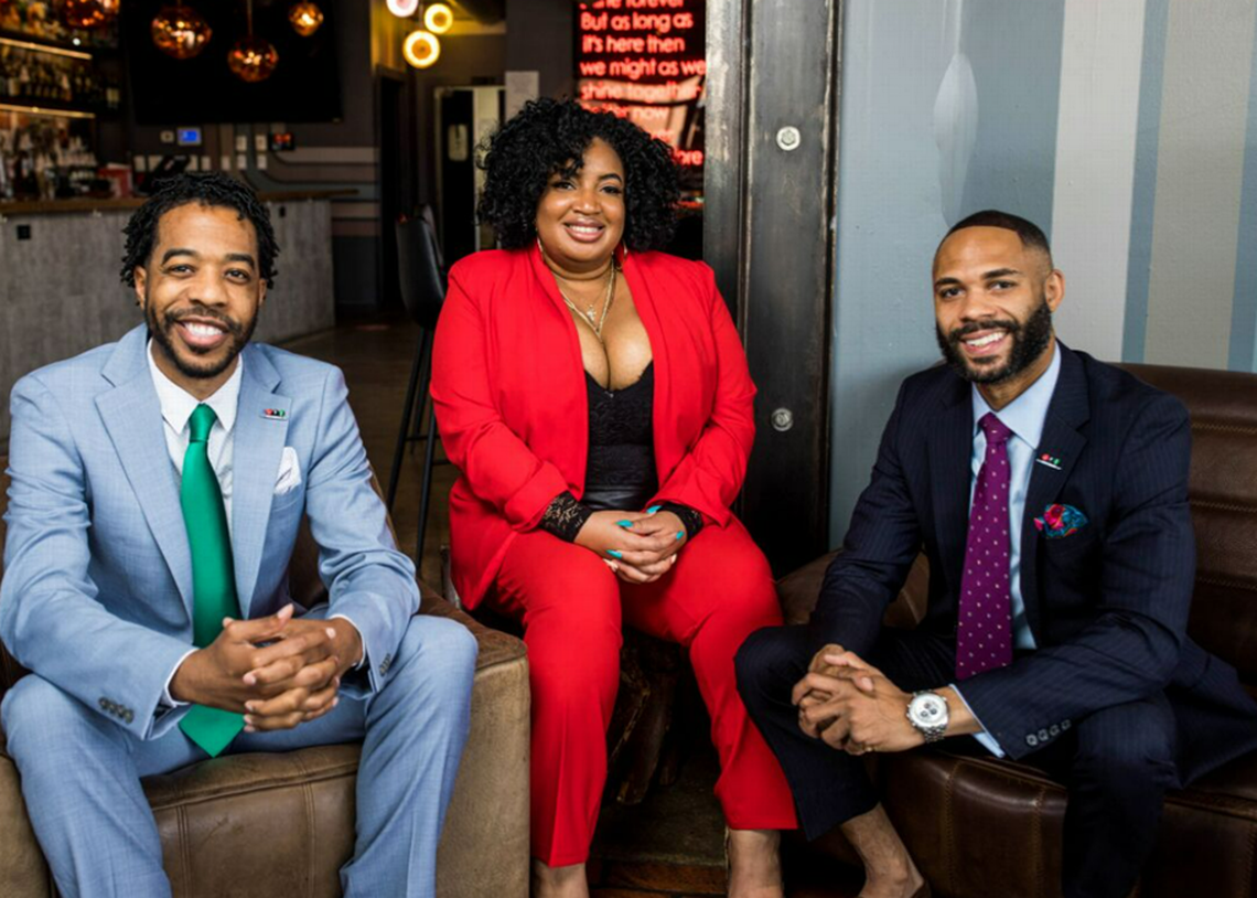 Black Restaurant Week founders Derek Robinson, Falayn Ferrell and Warren Luckett.