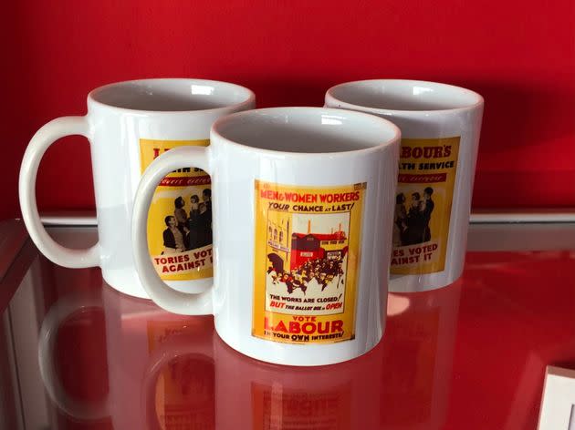 Mugs on sale at Labour Party conference 2021 (Photo: HuffPost UK)