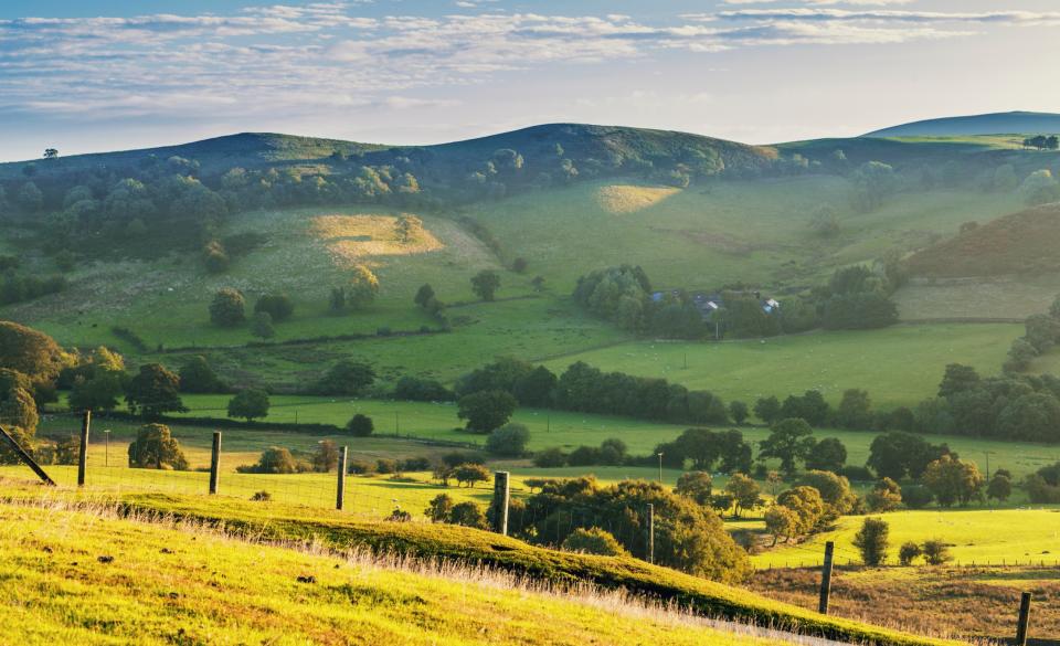 The view of the Shropshire Hills - getty