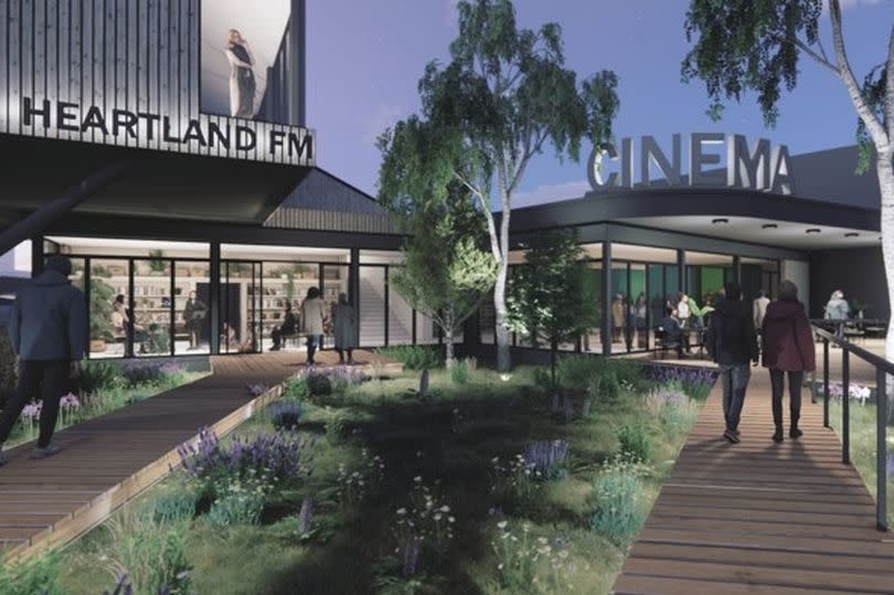 A vision of how the new cinema space in Crieff could look