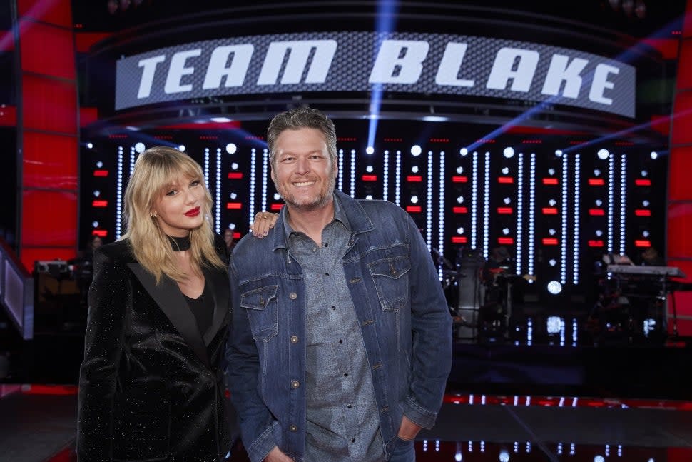 the voice blake shelton taylor swift