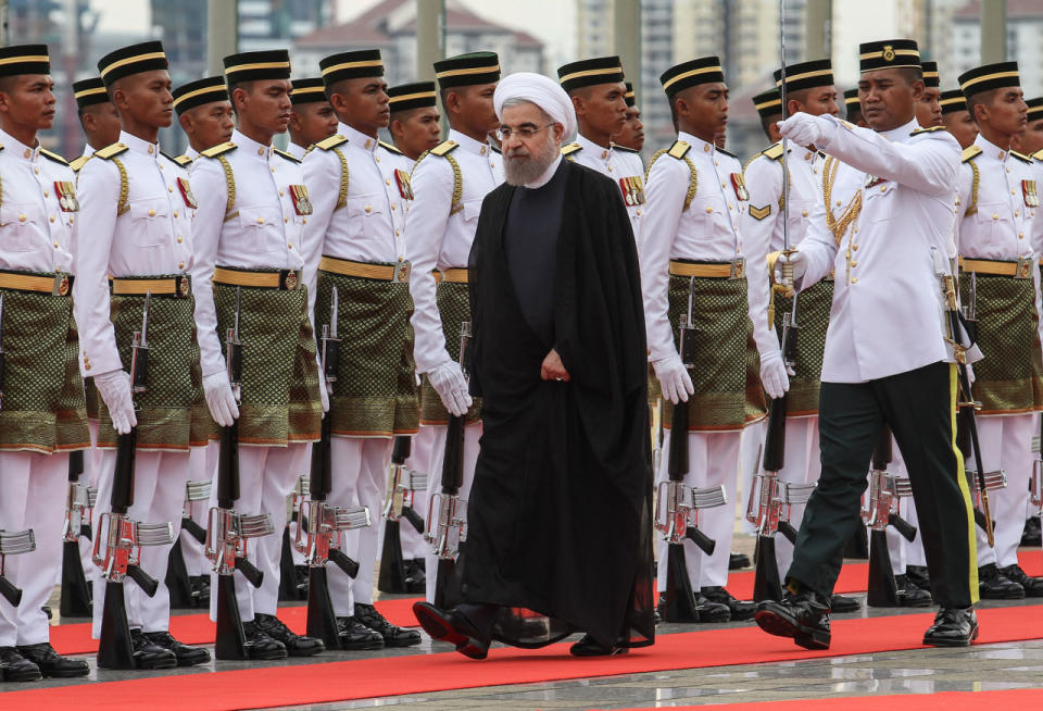 Iran President Hassan Rouhani visits Malaysia