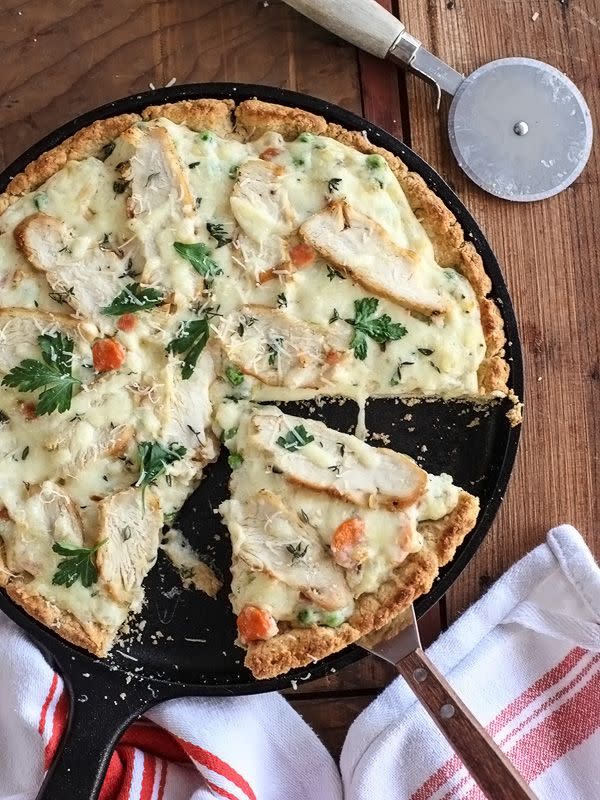 Chicken Pot Pie Pizza