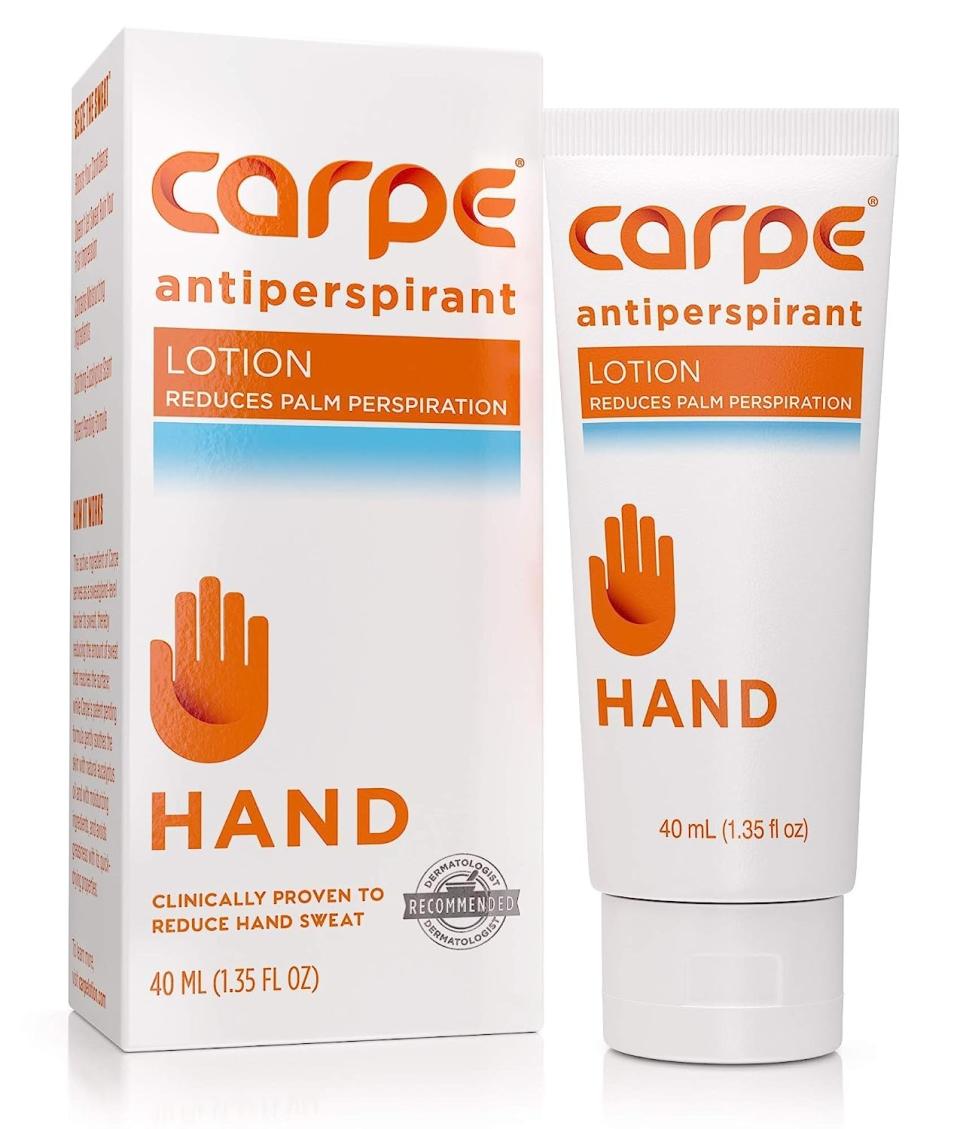carpe antiperspirant box and product