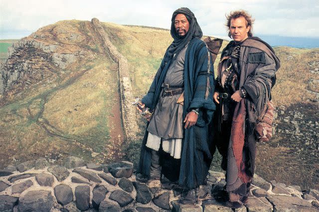 <p>Mary Evans/MORGAN CREEK / WARNER BROS/Ronald Grant/Everett Collection</p> Morgan Freeman and Kevin Costner in 1991's Robin Hood: Prince of Thieves