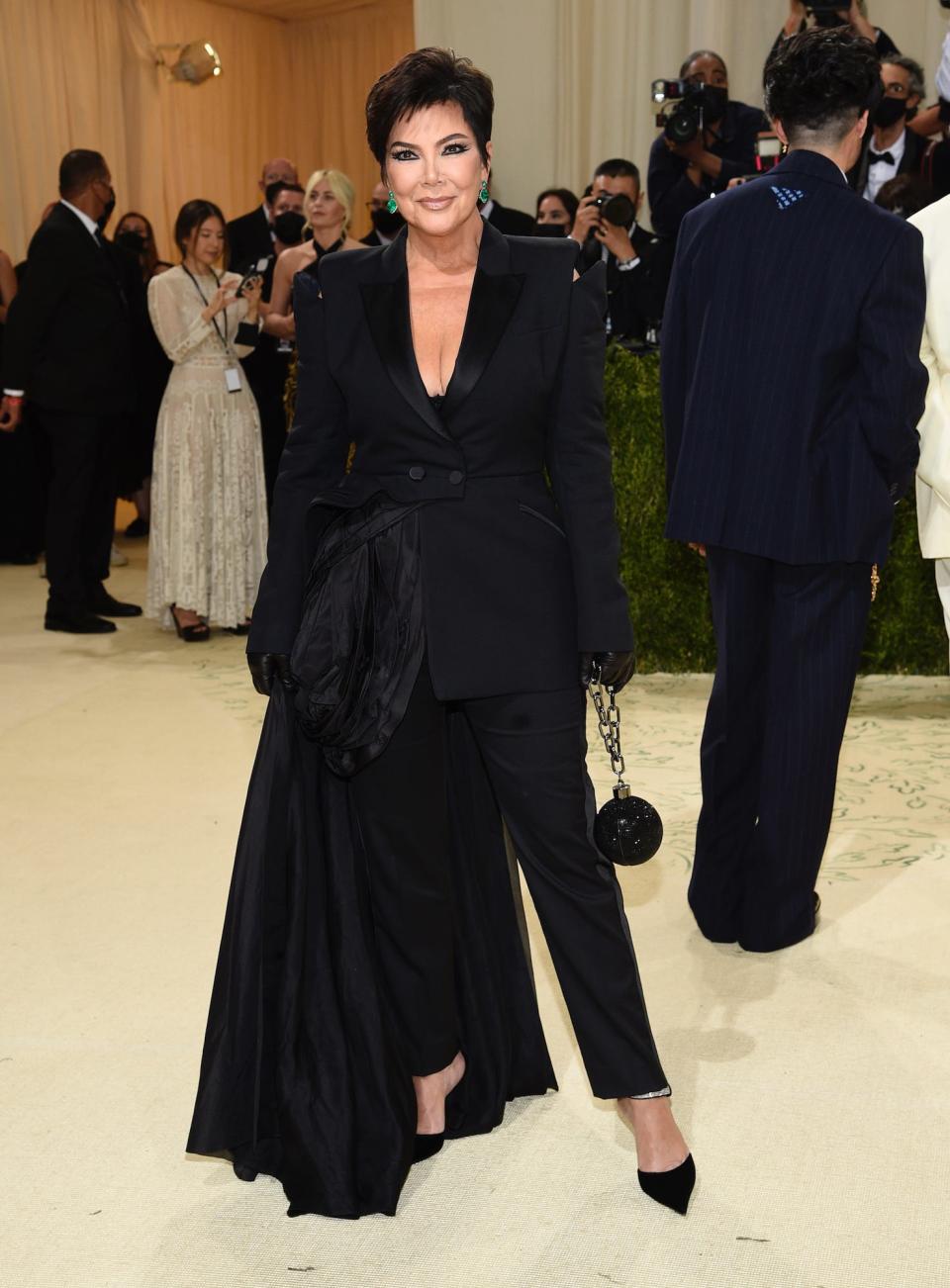 Kris Jenner attends the 2021 Met Gala.