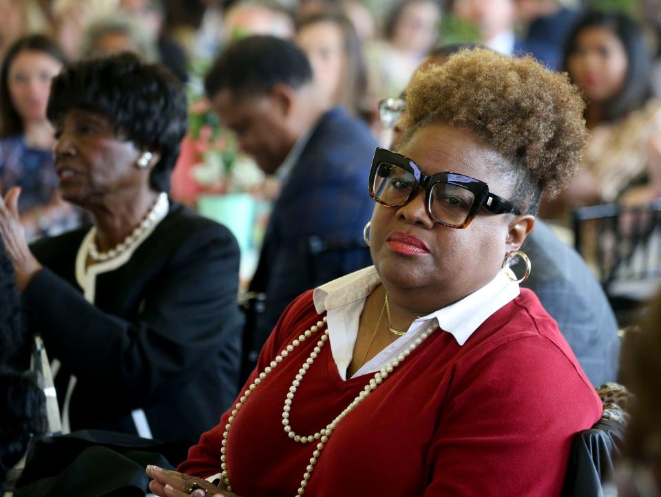 Lisa McNair, whose older sister, Denise, was one of the four little girls killed in the infamous 1963 bombing of the Sixteenth Street Baptist Church in Birmingham, was the featured speaker for the Tuscaloosa Civil Rights Foundation Uplift Awards at Tuscaloosa River Market Friday, May 19, 2023.