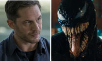 Tom Hardy plays Eddie Brock, an investigative journalist, who has to share his body with the titular villain Venom after the alien parasite takes over.