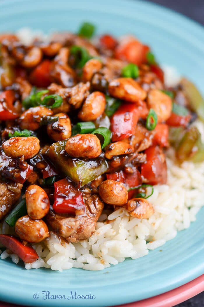 <p>Nothing slays a dinner table like kung pao chicken.</p><p>Get the recipe from <a href="http://flavormosaic.com/easy-kung-pao-chicken-recipe/#MdMk23IVsdkRCLBs.32" rel="nofollow noopener" target="_blank" data-ylk="slk:Flavor Mosaic" class="link ">Flavor Mosaic</a>.</p>