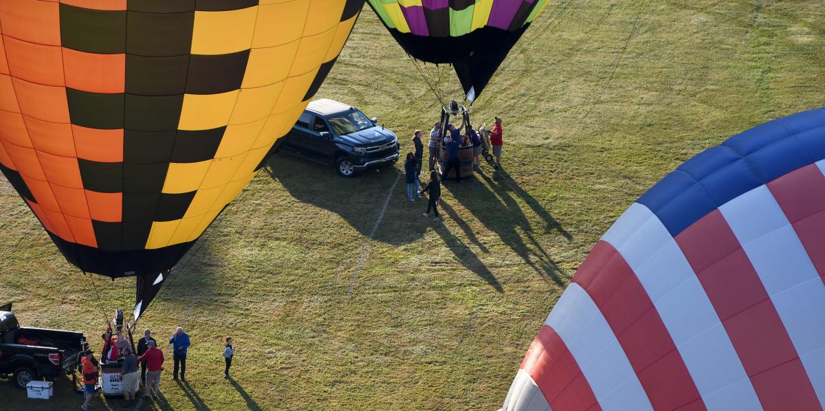 'You can only go where the wind blows you.' 2024 Balloon Classic takes