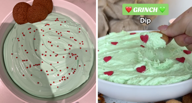 It's the Grinch Cookie Dip