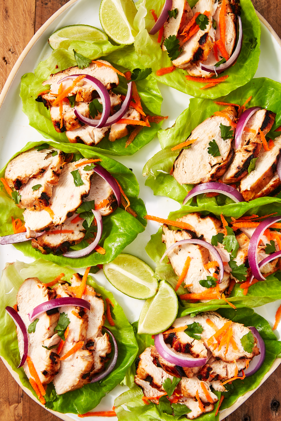 Sweet Chili Chicken Lettuce Cups