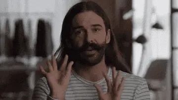 JVN from "Queer Eye" with impeccable facial hair.