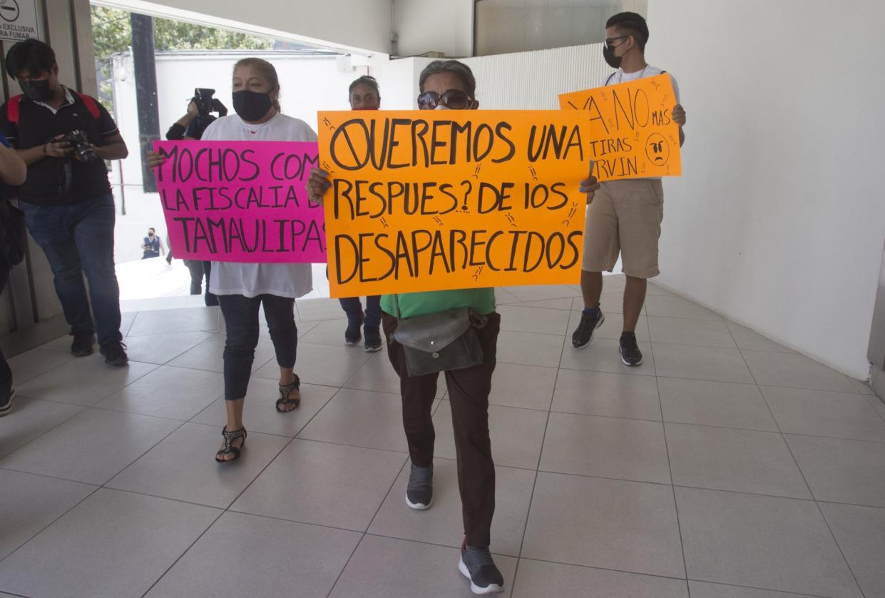 Protesta de familiares de desaparecidos