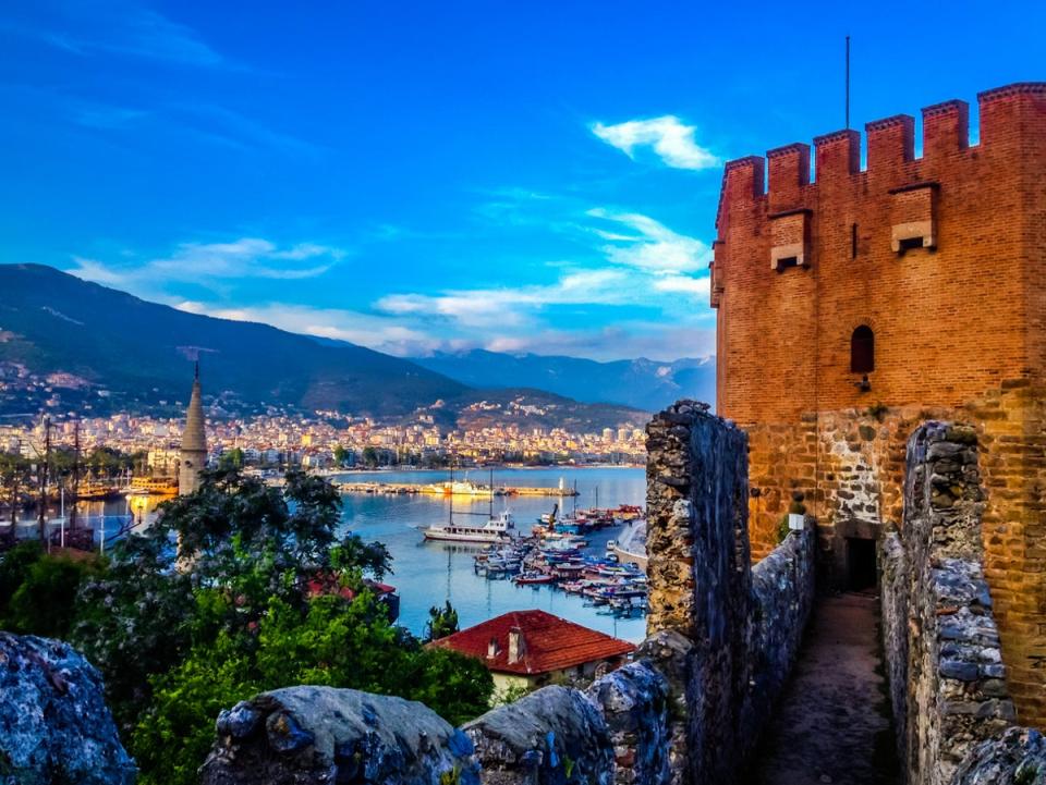 Alanya sits between mountains and the sea (Getty Images)