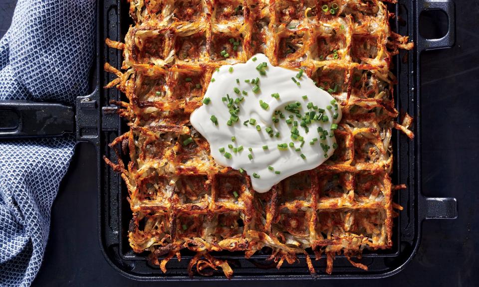 The World's Crispiest Hash Browns Come from a Waffle Iron