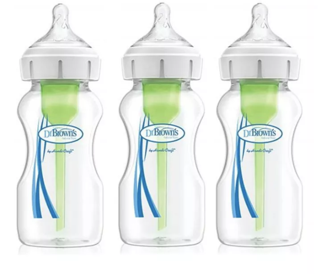 Dr. Brown's Options+ Wide Neck Feeding Bottle. (PHOTO: Lazada SG)