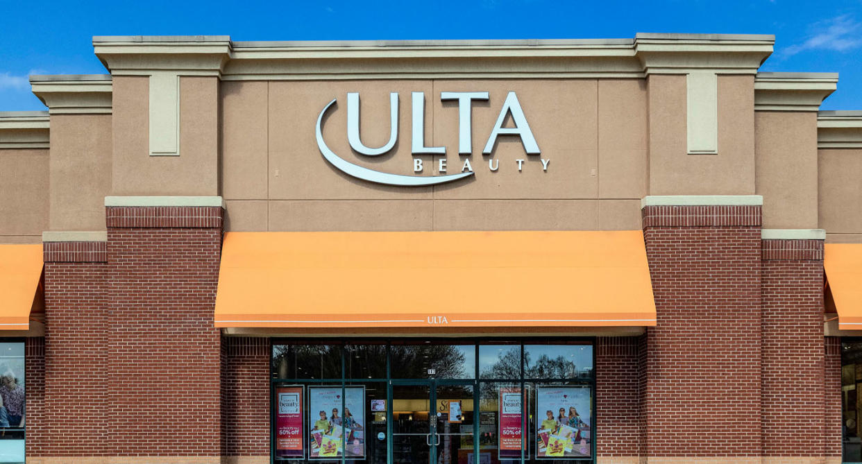 Ulta Beauty store front in USA