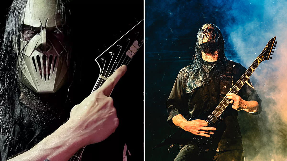  Mick Thomson playing ESP guitars 