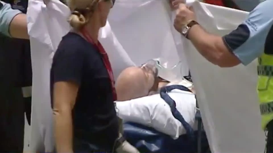 Glenn Dickson lost his leg in a shark attack. Photo: 7 News