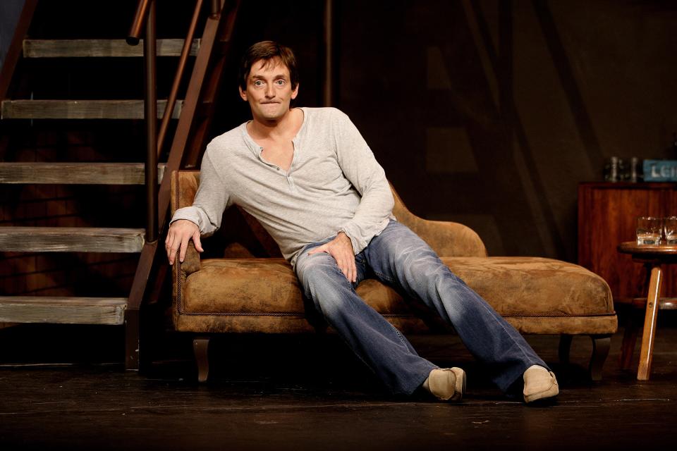 FRANCE - OCTOBER 07:  Rehearsal Of 'Le Comique' With Pierre Palmade At The Theatre Fontaine In Paris, France On October 07, 2008 - Pierre Palmade.  (Photo by Serge BENHAMOU/Gamma-Rapho via Getty Images)