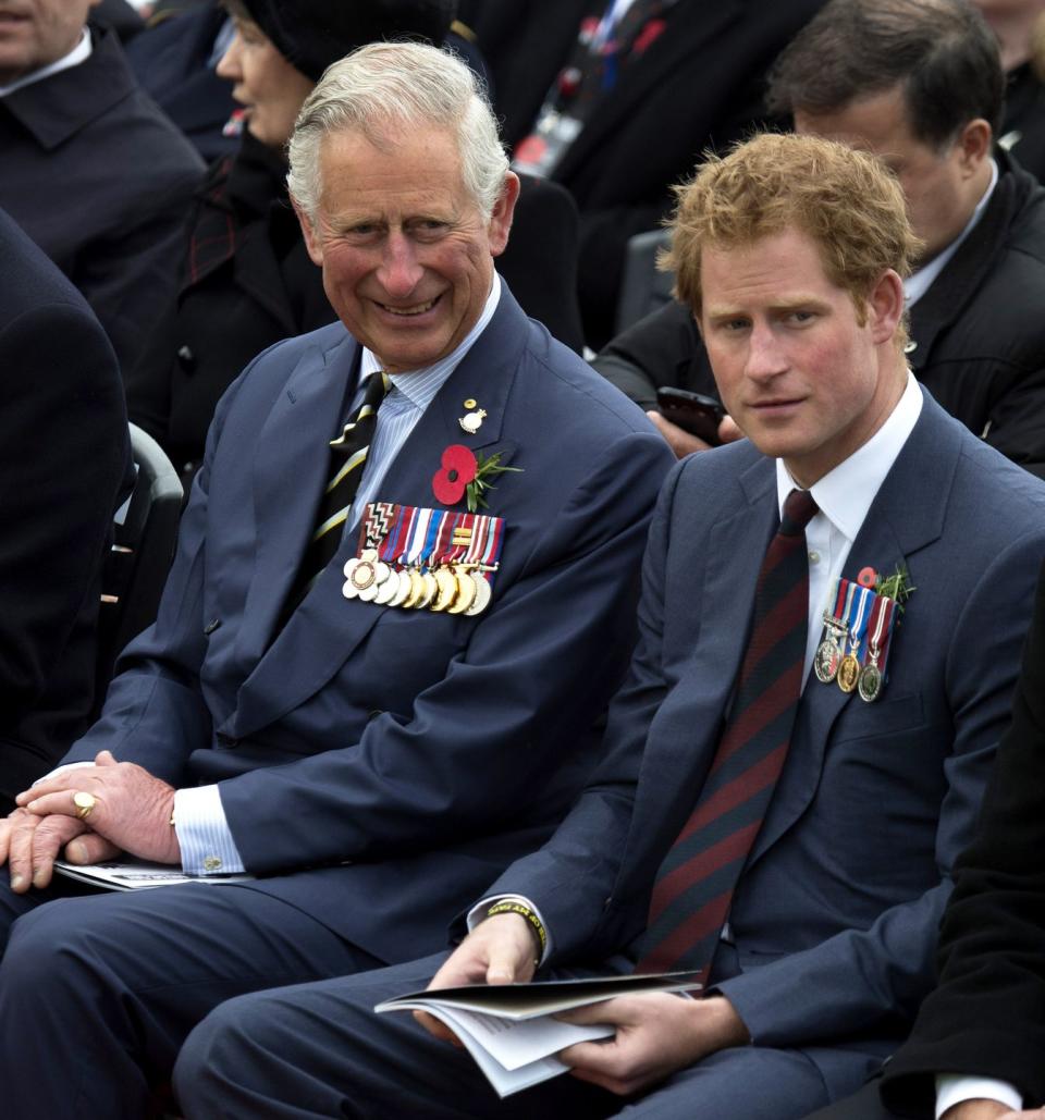 Prince Harry and Prince Charles