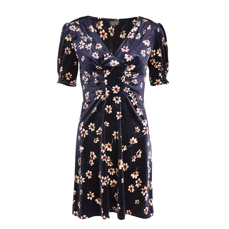 <a rel="nofollow noopener" href="http://rstyle.me/n/csw7fuchdw%20" target="_blank" data-ylk="slk:Floral Print Velvet Dress, Topshop, $75"I'm planning my first trip to Paris, so I'm currently in all-French-everything mode. This dress is giving me some serious Parisian vibes—oui oui!" —Angela Melero, Managing Editor;elm:context_link;itc:0;sec:content-canvas" class="link ">Floral Print Velvet Dress, Topshop, $75<p>"I'm planning my first trip to Paris, so I'm currently in all-French-everything mode. This dress is giving me some serious Parisian vibes—<em>oui oui</em>!"</p> <p>—<em>Angela Melero, Managing Editor</em></p> </a>