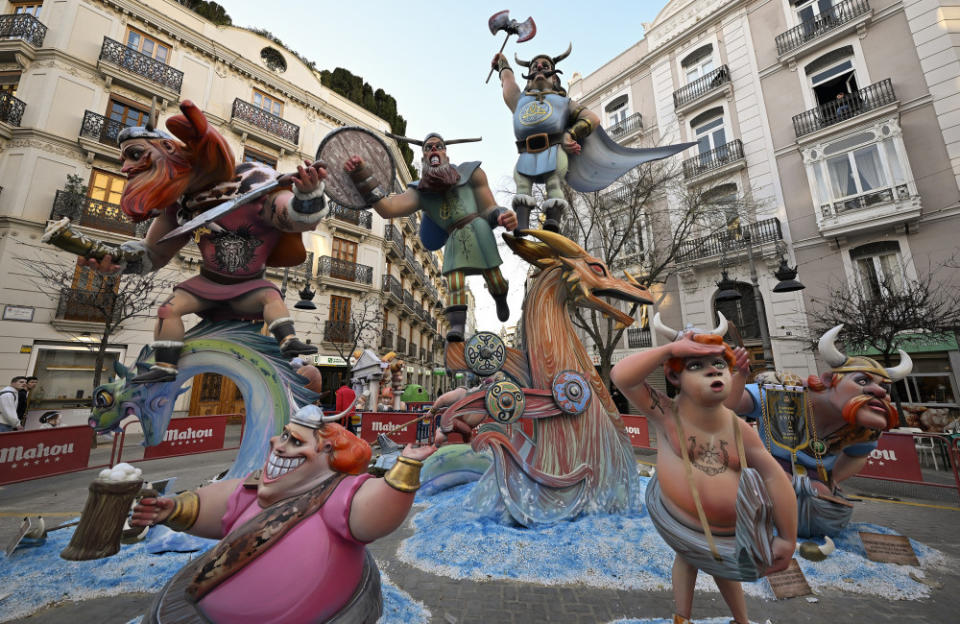 Celebrations have come to an end at the Las Fallas Festival - listed as a World Cultural Heritage by UNESCO - in Valencia Spain. Giant puppets made of wood are displayed across the city and burned at the end.