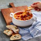 <p>Turn this <a href="https://www.goodhousekeeping.com/food-recipes/party-ideas/g4967/easy-dip-recipes/" rel="nofollow noopener" target="_blank" data-ylk="slk:dip recipe" class="link ">dip recipe</a> into an easy and delicious dinner for the family with a store-bought baguette for dunking!</p><p>Get the <strong><a href="https://www.goodhousekeeping.com/food-recipes/easy/a34875903/pizza-dip-recipe/" rel="nofollow noopener" target="_blank" data-ylk="slk:Pizza Dip recipe" class="link ">Pizza Dip recipe</a></strong>.</p>