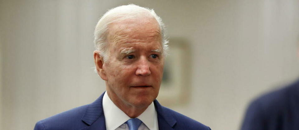 Une Américaine, qui avait accusé Joe Biden d'agression sexuelle en 2020, a demandé mardi la nationalité russe.  - Credit:Kiyoshi Ota / POOL / BLOOMBERG POOL / EPA