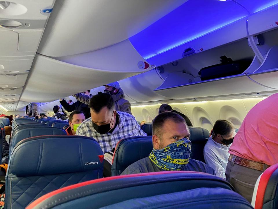 Flying on Delta Air Lines during pandemic