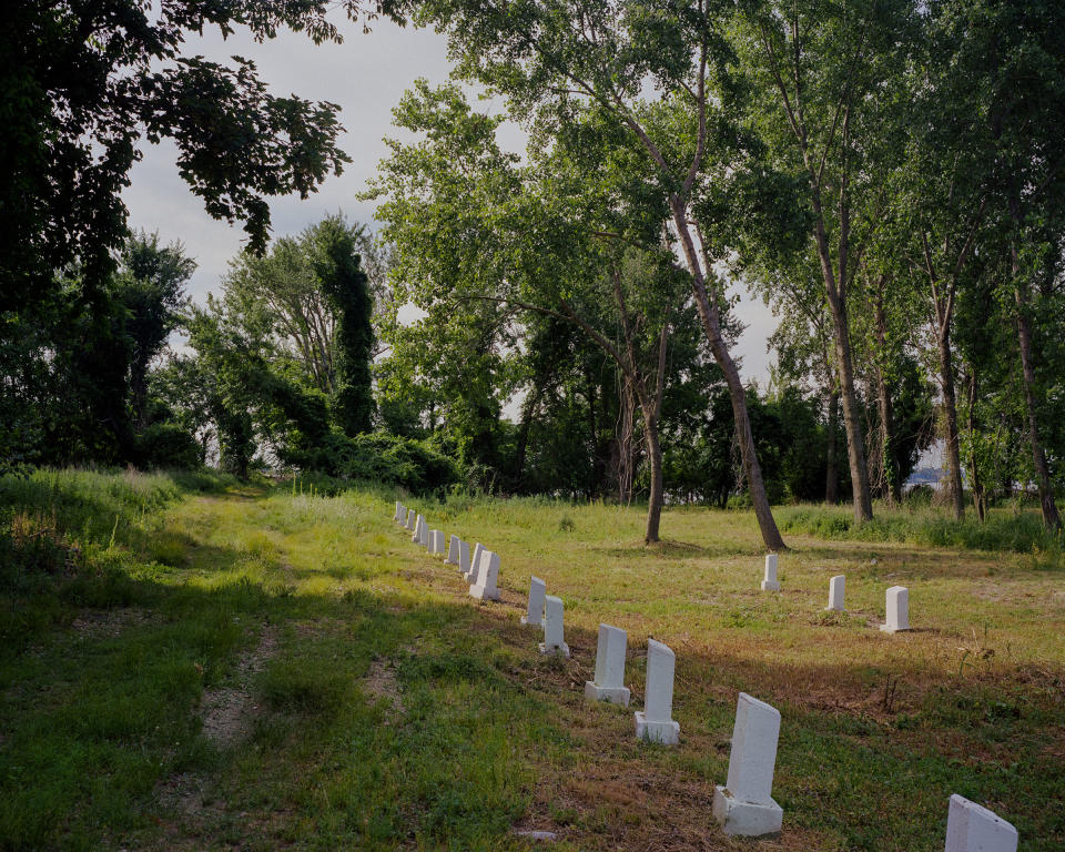 The first known AIDS victims are buried together on the southern end of Hart Island.<span class="copyright">Sasha Arutyunova for TIME</span>
