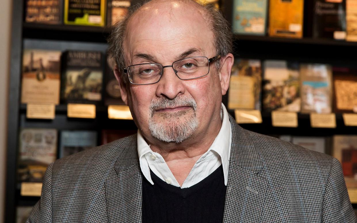 Mr Rushdie is on a ventilator and could lose an eye after the attack in New York state. - Grant Pollard