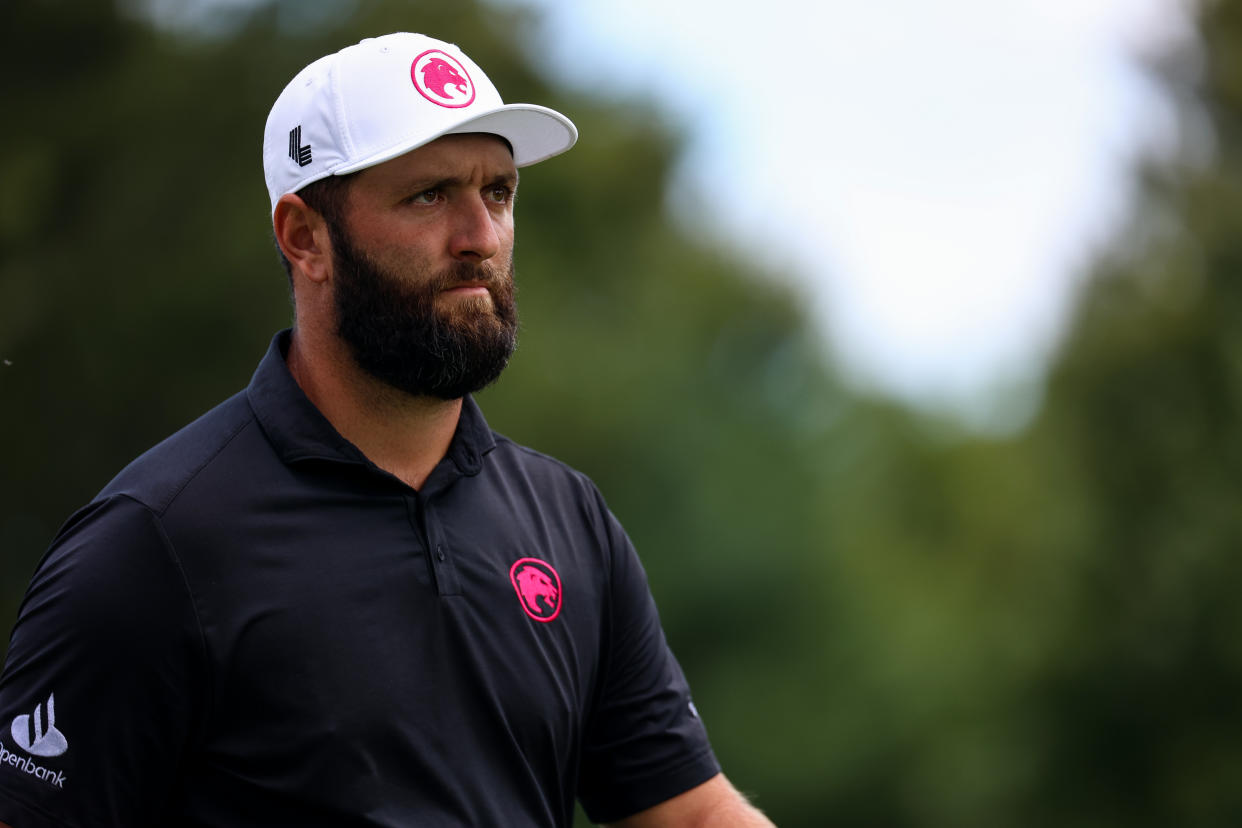 Jon Rahm still hasn’t paid his DP World Tour fines for leaving for LIV Golf, so the league may not let him compete this fall