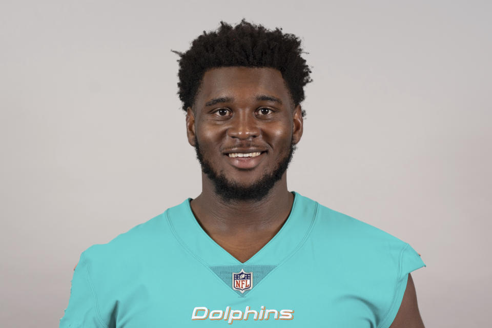 Kendrick Norton of the Miami Dolphins was involved in a car accident. (AP)