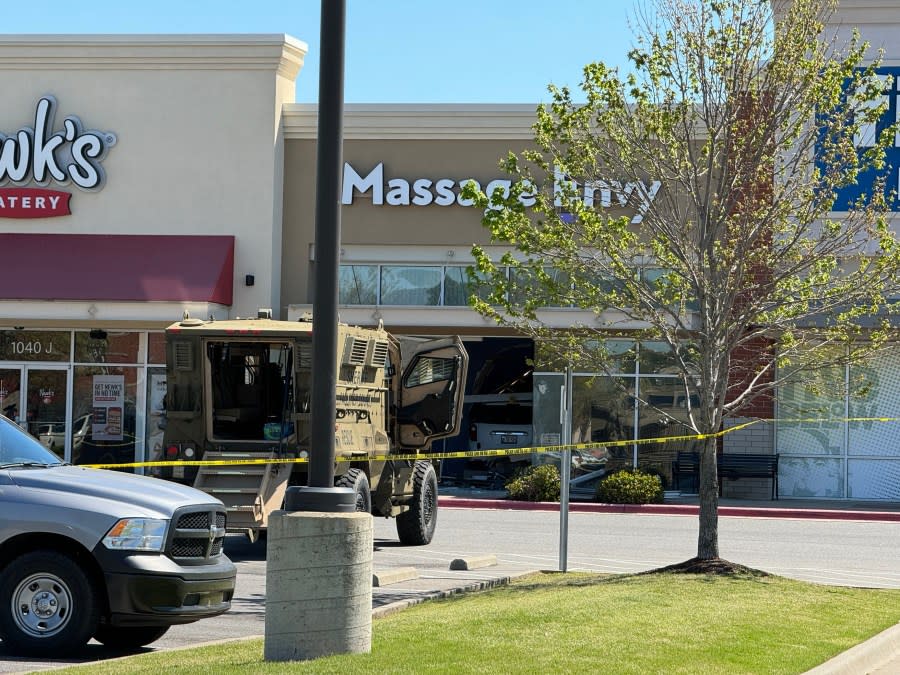 Conway Police Department SWAT on scene at Lewis Crossing Shopping Center