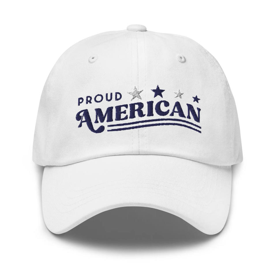 Show off your love of Fox News with a Proud American hat.