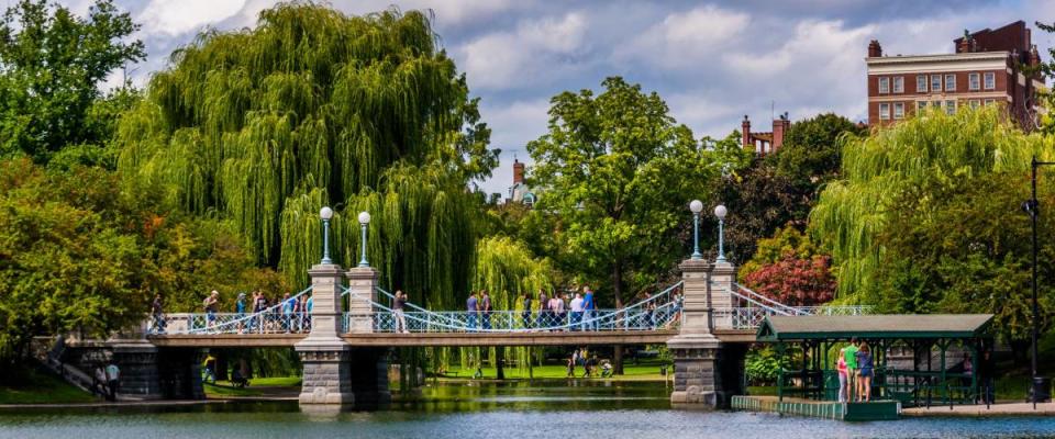 The Boston Public Garden is part of the city's great outdoor lifestyle
