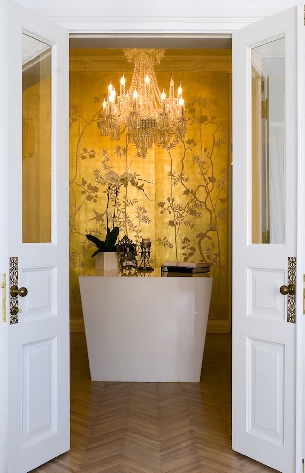 Gold Gilded Wall