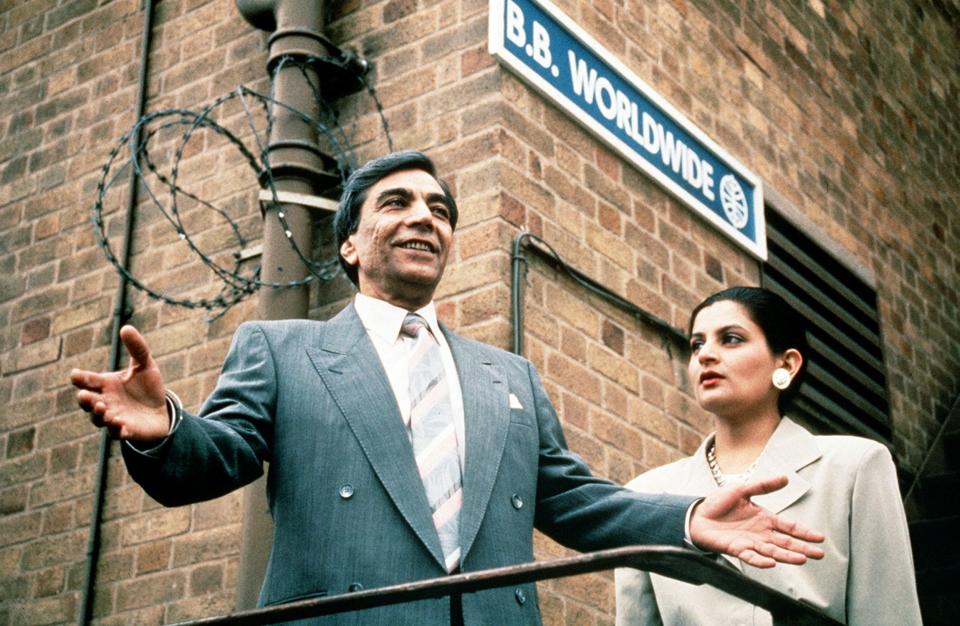 Zia Mohyeddin played BB, a self-made millionaire, in Family Pride, 1991 - ITV/Shutterstock 