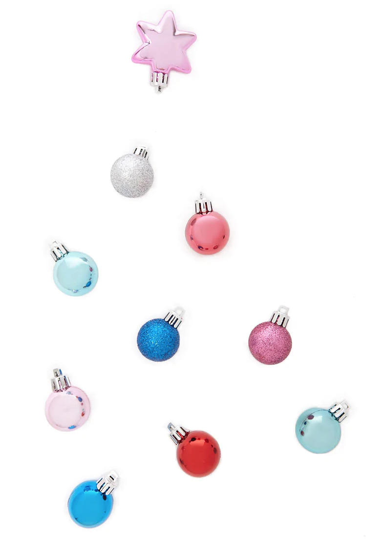 <p>Sometimes you just need more classic baubles for your holiday shrub, like this assorted tree-filler set.</p> <p><strong>Shop Now:</strong> Holiday Ornament Set, $10, <a rel="nofollow noopener" href="https://www.forever21.com/us/shop/catalog/product/f21/acc/1000320237" target="_blank" data-ylk="slk:www.forever21.com;elm:context_link;itc:0;sec:content-canvas" class="link ">www.forever21.com</a></p>