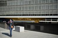 Outside view of the European Commission headquarters in Brussels