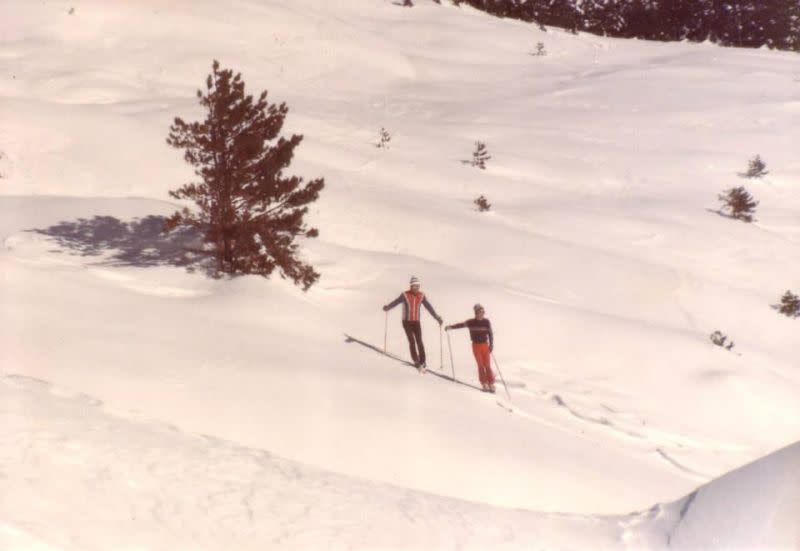 ▲1986年合歡山雪景，當年滑雪相當風行。滑雪協會吳永義提供