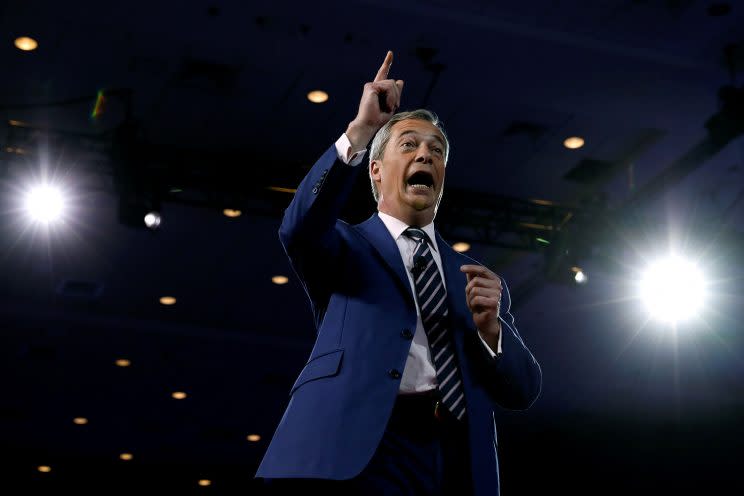 Farage: ‘The idea that this whole country is united I’m not sure is true’ (Kevin Lamarque/Reuters)