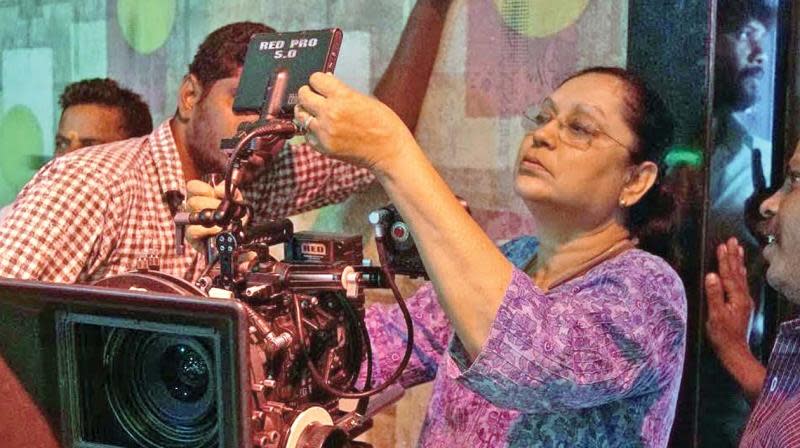 BR Vijayalakshmi, Asia’s first woman cinematographer. Picture courtesy: Asian Age