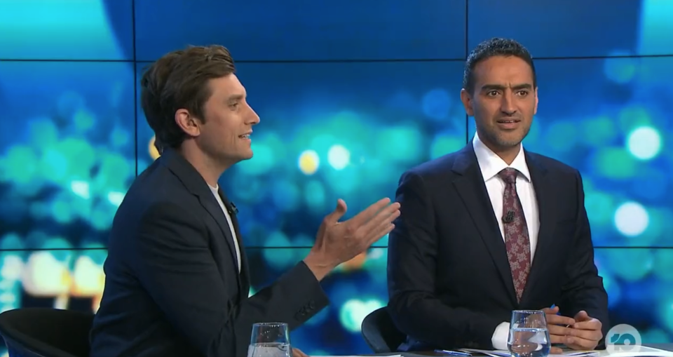 The Project's Waleed Aly and Sam Taunton