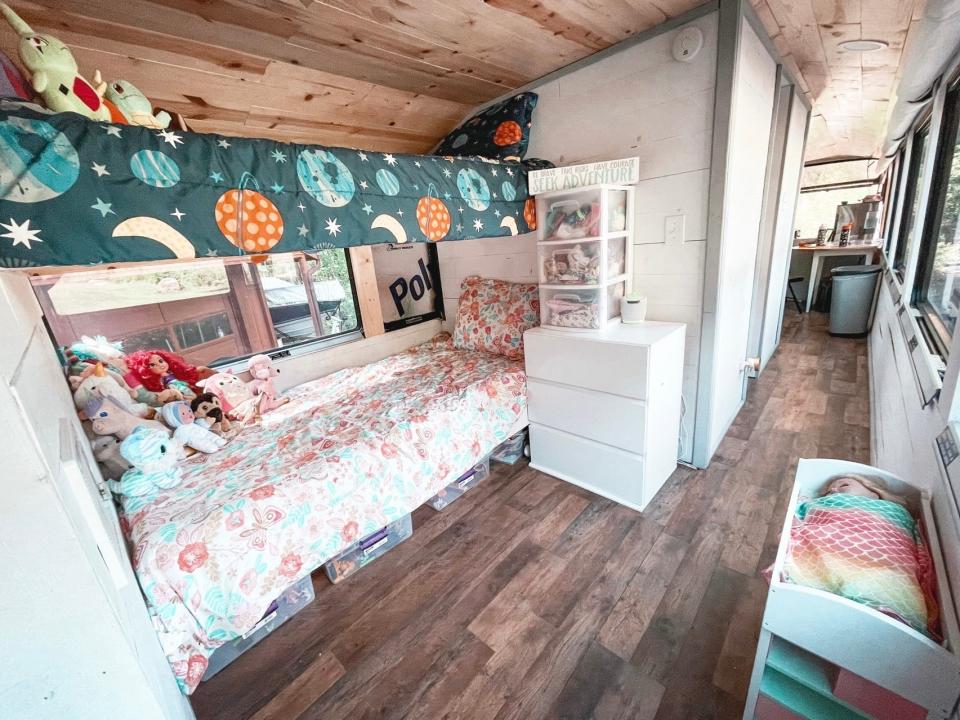 The Wanderlusters Bus Family Kids Bedroom