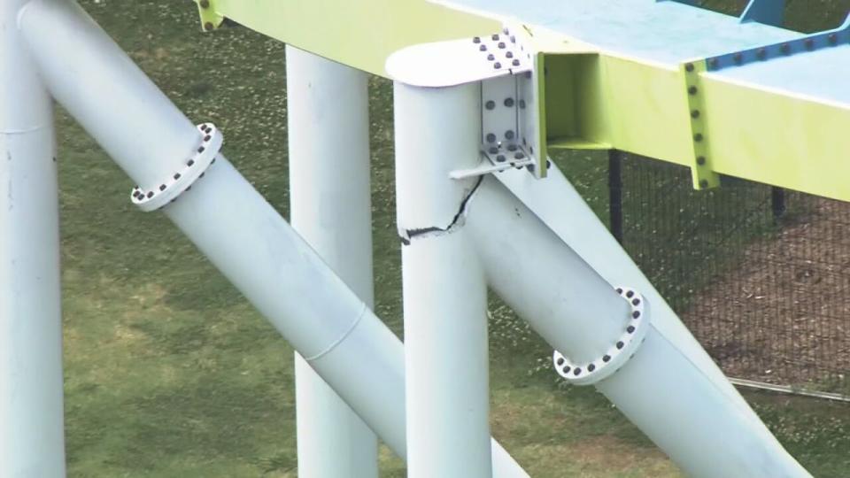 On July 7, the North Carolina Department of Labor announced the park would not be fined for the crack on the support pillar. The department said the investigation into how the crack formed was still open and ongoing.